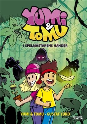 framsida till boken yumi och tomu, i spelmästarens händer, skriven av yumi & tomu och gustaf lord