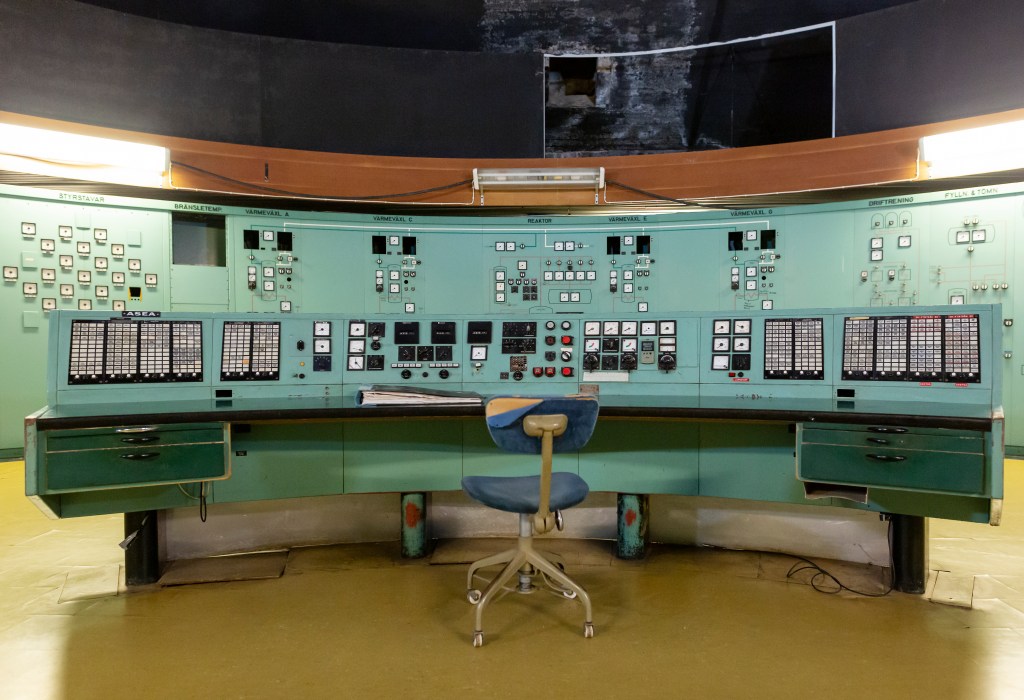 kontrollrum i kärnkraftverk