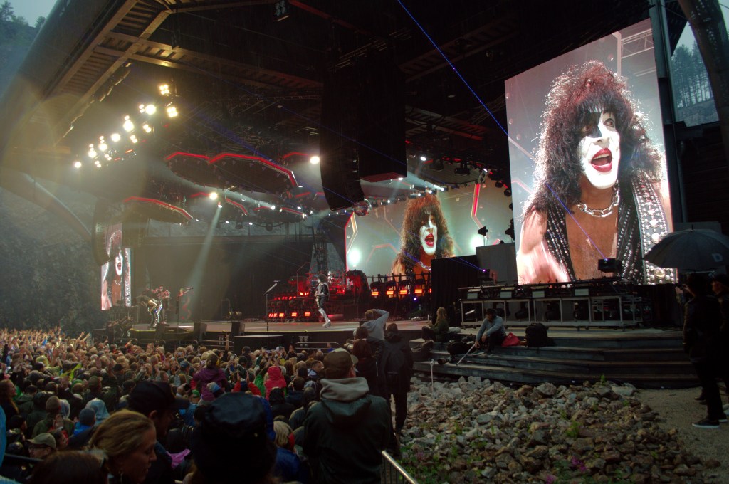 KISS spelar på Dalhalla i Rättvik