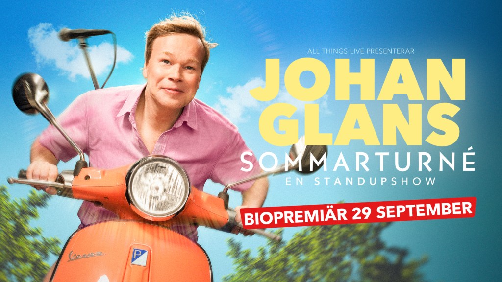 johan glans sommarturne 2023, biopremiär 29 september