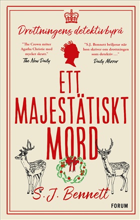 Bild som visar framsida av boken Ett majestätiskt mord, av SJ Bennett