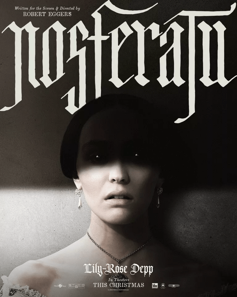 Nosferatu 2024 officiell poster